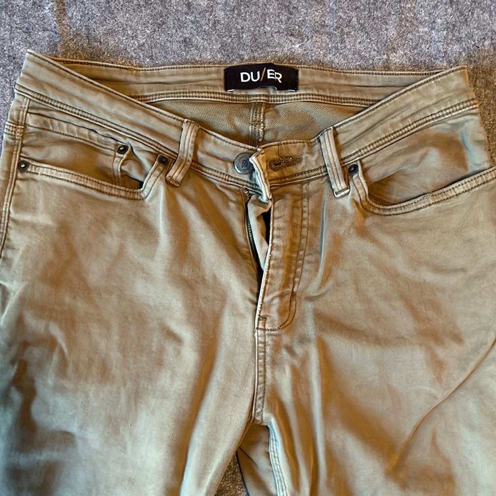 DUER No Sweat Slim Fit Pant (31x32) Camel